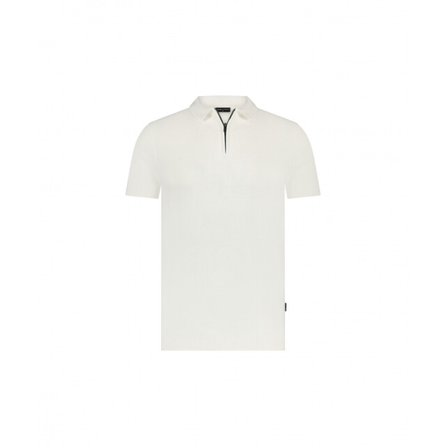 Saint Steve Sonny 231221 10000 white gebreide heren polo 10000 White/SONNY 231221 large