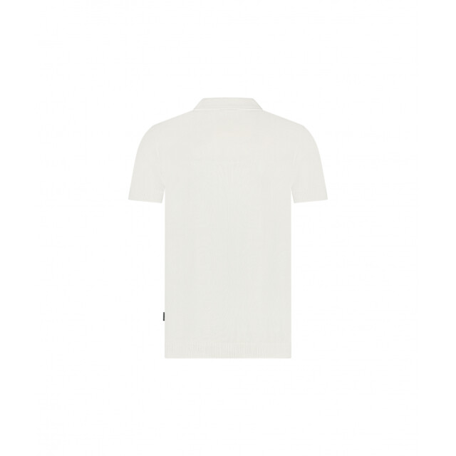 Saint Steve Sonny 231221 10000 white gebreide heren polo 10000 White/SONNY 231221 large