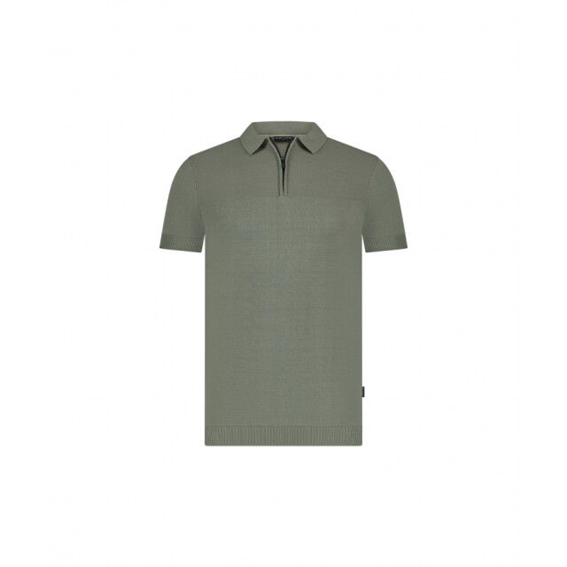 Saint Steve Sonny 231221 60021 leaf green gebreide heren polo 60021 Leaf Green/SONNY 231221 large