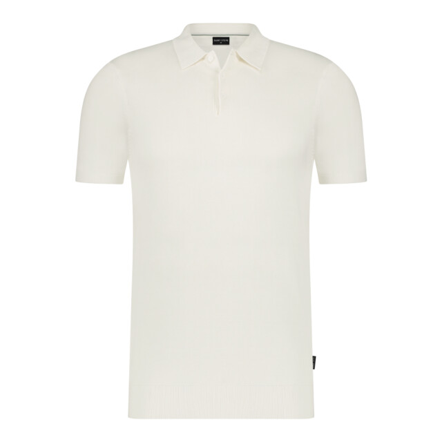 Saint Steve Chris 19481 10000 white heren gebreide polo 10000 White/CHRIS 19481 large