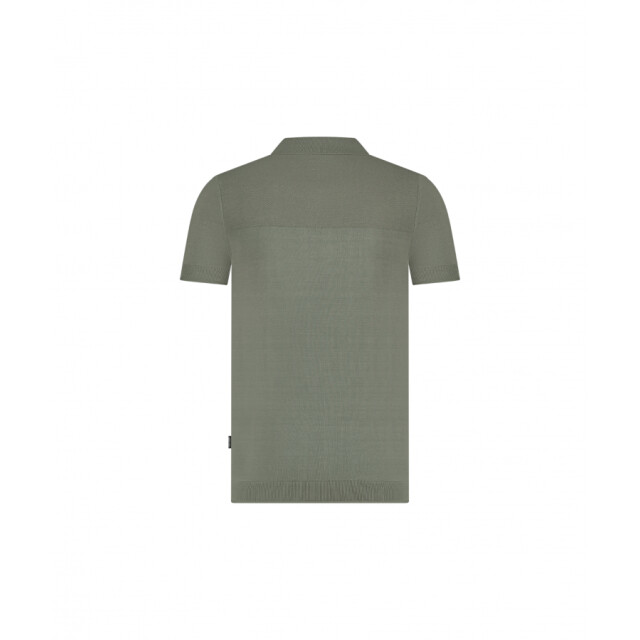 Saint Steve Sonny 231221 60021 leaf green gebreide heren polo 60021 Leaf Green/SONNY 231221 large