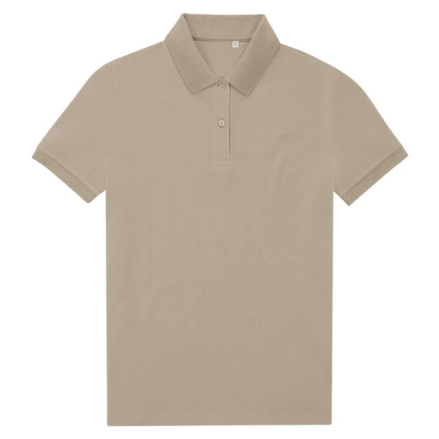 B and C Dames my eco polo 65/35 shirt UTLT5797_mastic large