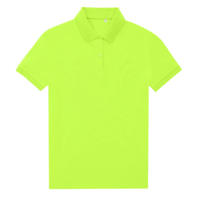 B and C Dames my eco polo 65/35 shirt UTLT5797_acidlime large