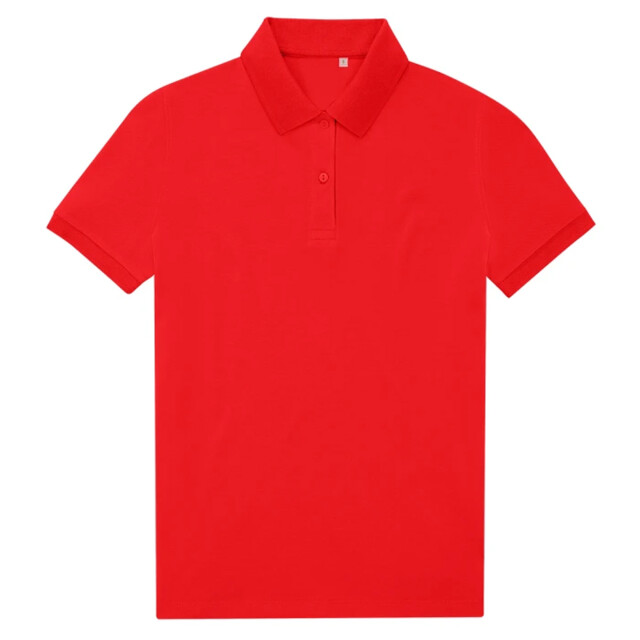 B and C Dames my eco polo 65/35 shirt UTLT5797_poptomato large