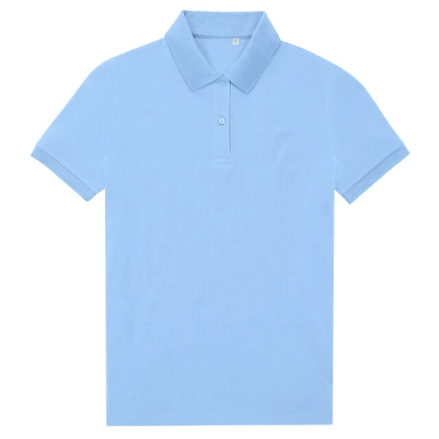 B and C Dames my eco polo 65/35 shirt UTLT5797_lotusblue large