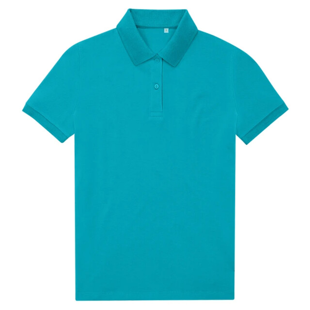 B and C Dames my eco polo 65/35 shirt UTLT5797_popturquoise large