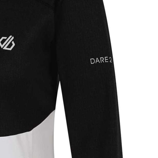 Dare2b Dames convey ii hooded core stretch midlayer UTRG8681_whiteblack large