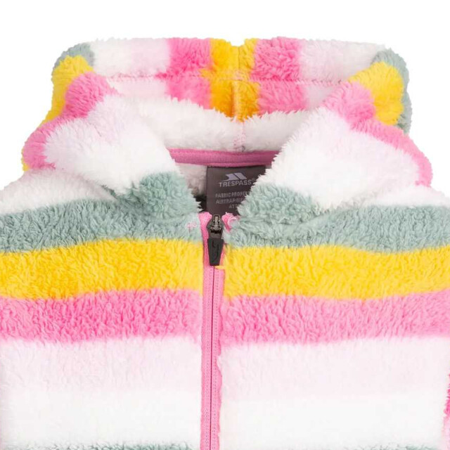 Trespass Kinder/kinder fleece jas met prachtige streep UTTP6070_palepink large
