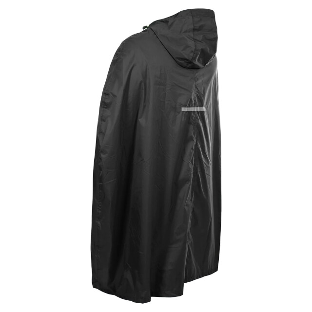 Trespass Unisex qikpac waterdichte opbergbare poncho met capuchon UTTP422_black large