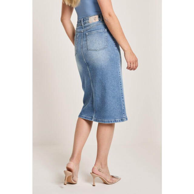 Para Mi Para-mi juli jeans rok- cosmic july jeansrok-cosmic blue large