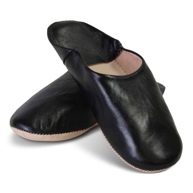 Safaary Marokkaanse babouche leer SFMRKBAB00028 large