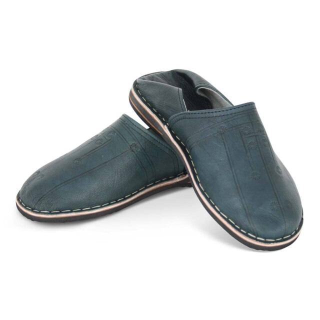 Safaary Marokkaanse babouches heren antraciet SFMRKBAB00121 large