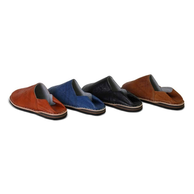Safaary Marokkaanse babouches heren leer SFMRKBAB00008 large