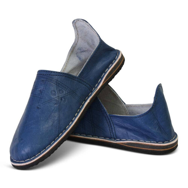 Safaary Marokkaanse babouches heren leer SFMRKBAB00008 large