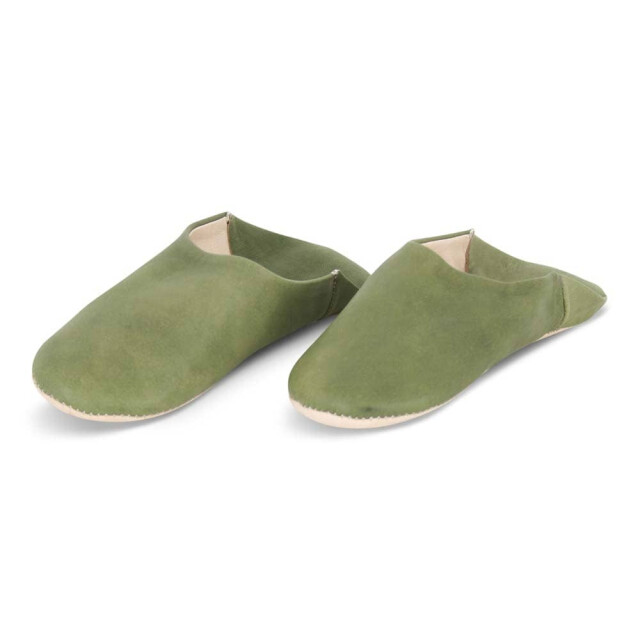 Safaary Marokkaanse babouche leer SFMRKBAB00157 large