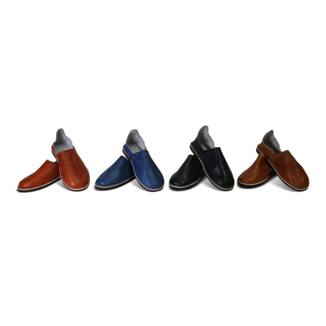 Safaary Marokkaanse babouches heren leer SFMRKBAB00008 large
