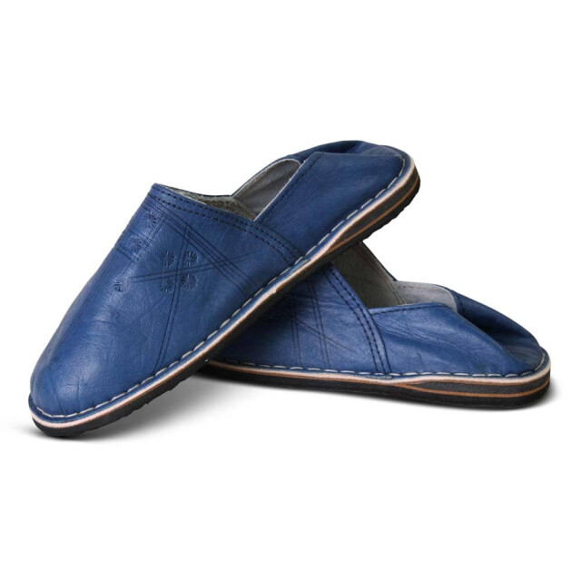 Safaary Marokkaanse babouches heren leer SFMRKBAB00008 large