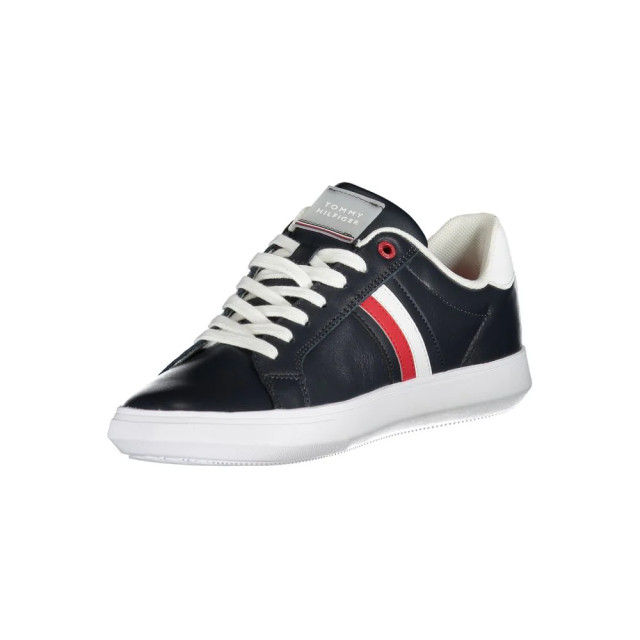 Tommy Hilfiger Strakke veterschoenen met contrastdetails Tommy Hilfiger Strakke Blauwe Veterschoenen met Contrastdetails large