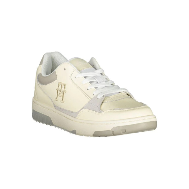 Tommy Hilfiger Sportsneakers met unieke borduring Tommy Hilfiger Beige Sportsneakers Met Unieke Borduring large