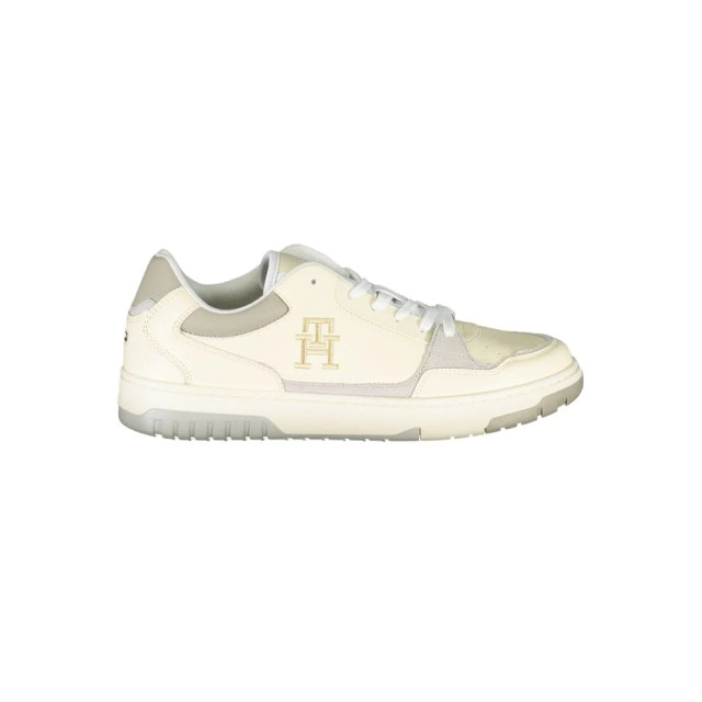 Tommy Hilfiger Sportsneakers met unieke borduring Tommy Hilfiger Beige Sportsneakers Met Unieke Borduring large