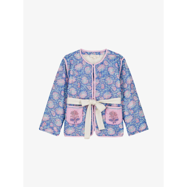 Louise Misha Meisjes zomerjas teliani GRI-S25-J0179-BLUE-CAPRI-COVE large