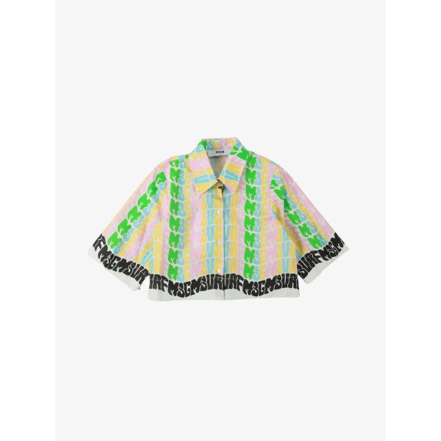 Msgm Meisjes blouse poplin S5MSJGSI245-140 large