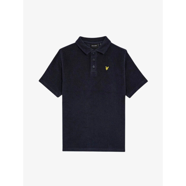 Lyle and Scott Jongens towelling polo SPB2201V-Z2719-DARK-NAVY large