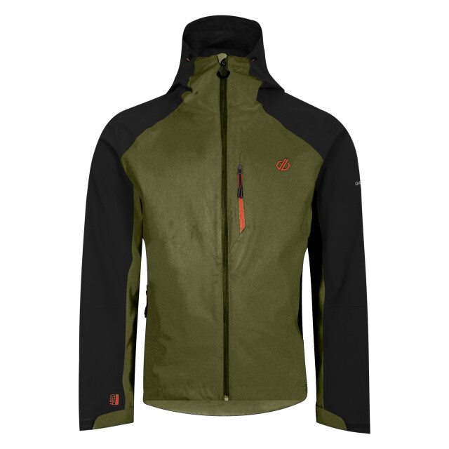 Dare2b Heren mountain series waterdichte jas UTRG10027_olivegreenblack large