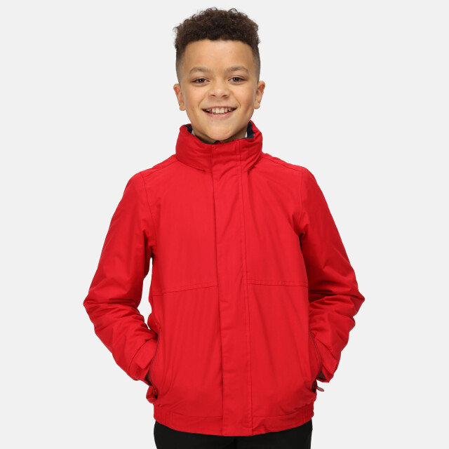 Regatta Kinderen/kinderen waterdicht windproof dover-jasje UTRG1604_classicrednavy large