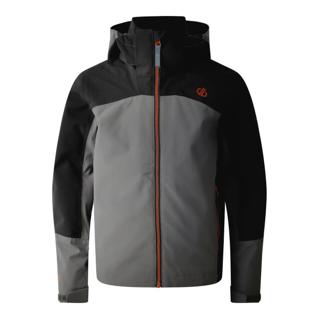 Dare2b Kinderen/kinderen explore ii waterdichte jas UTRG11518_blackgranitegrey large