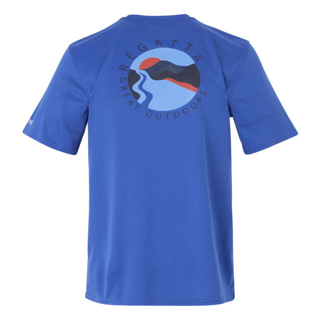 Regatta Heren fingal ix sunrise t-shirt UTRG11532_olympianblue large