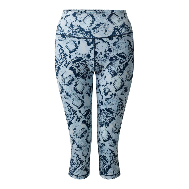 Regatta Dames influential ii slangenprint 3/4 lengte legging UTRG11533_blue large
