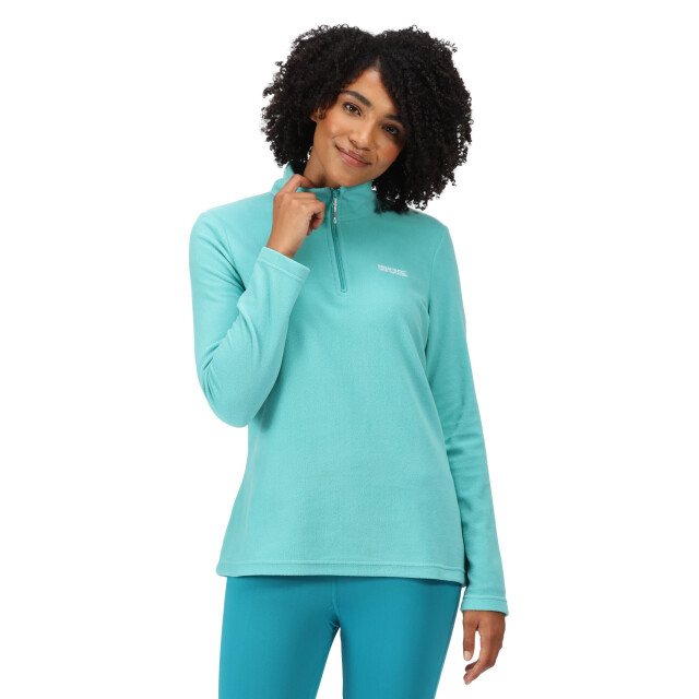 Regatta Geweldige outdoors dames sweetheart 1/4 zip fleece sweater UTRG1248_turquoise large