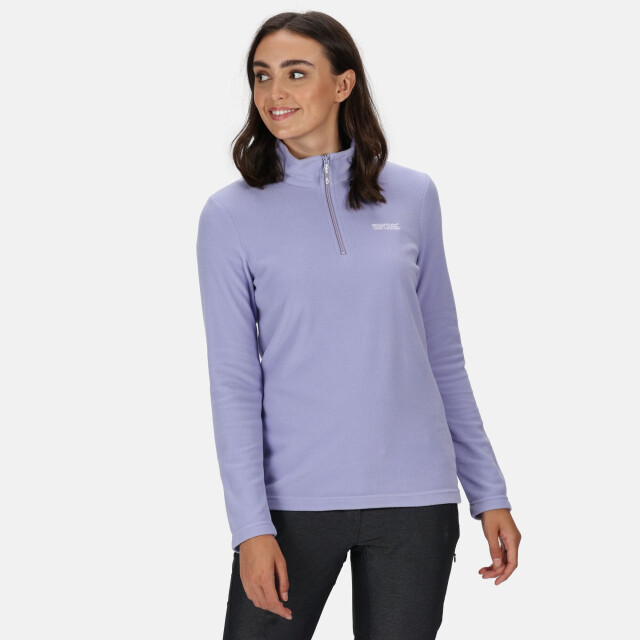 Regatta Geweldige outdoors dames sweetheart 1/4 zip fleece sweater UTRG1248_lilac large
