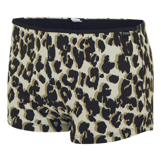 Regatta Dames aceana luipaardprint bikinibroekje UTRG11554_naturalblack large