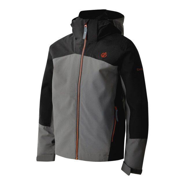 Dare2b Kinderen/kinderen explore ii waterdichte jas UTRG11518_blackgranitegrey large