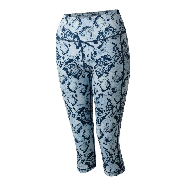Regatta Dames influential ii slangenprint 3/4 lengte legging UTRG11533_blue large