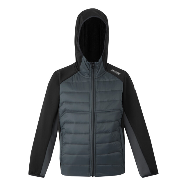 Regatta Kinder/kids kielder ix hybride jas UTRG11559_blacksealgrey large