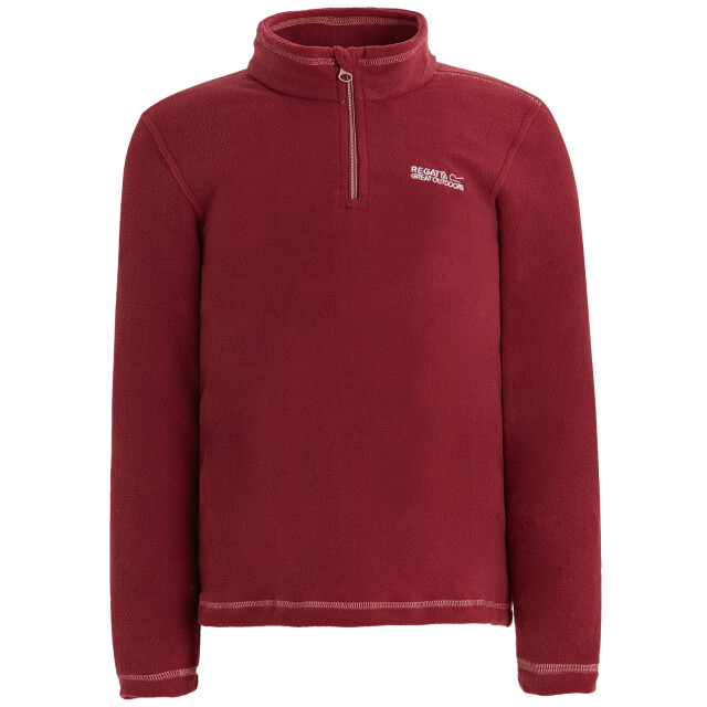 Regatta Geweldige outdoors kinder hot shot ii half zip fleece hoodie UTRG1422_rumbared large