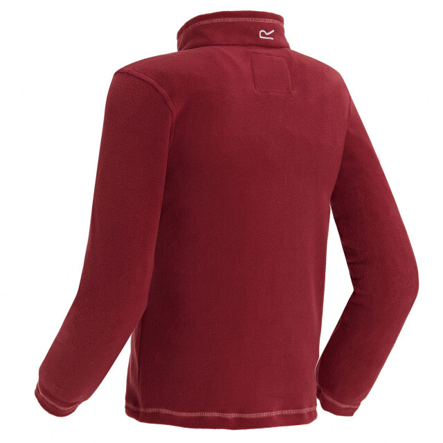 Regatta Geweldige outdoors kinder hot shot ii half zip fleece hoodie UTRG1422_rumbared large