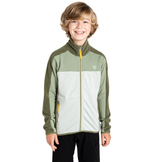Dare2b Kinder/kids emergent iv stretch midlayer UTRG11451_olivinegreenhedgegreen large