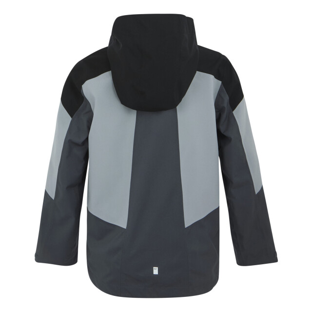Regatta Kinder/kinder highton vi waterdichte jas UTRG11444_sealgreycloudygreyblack large