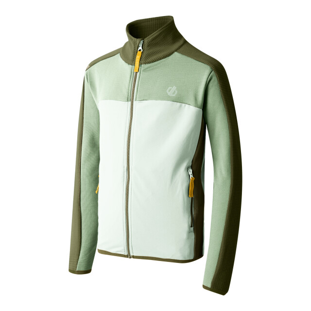 Dare2b Kinder/kids emergent iv stretch midlayer UTRG11451_olivinegreenhedgegreen large