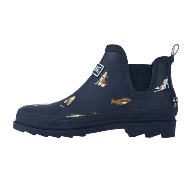 Regatta Dames harper dog print lage wellington laarzen UTRG11509_navy large