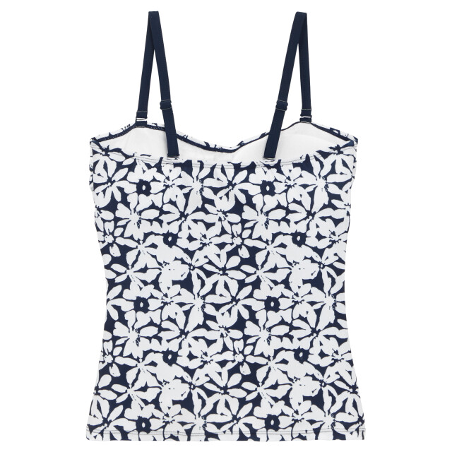 Regatta Dames aceana iii large gebloemd zwempak UTRG11475_navywhite large