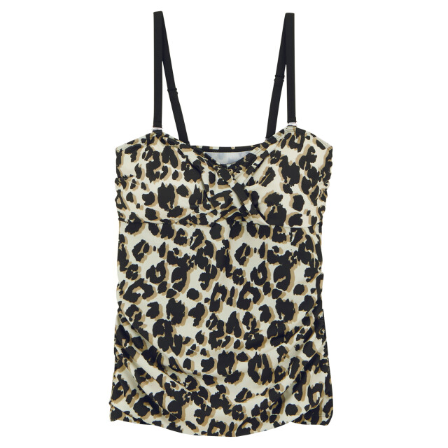 Regatta Dames aceana iii luipaardprint tankini top UTRG11480_natural large