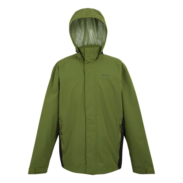 Regatta Heren matt ii waterdichte jas UTRG11505_nephritegreenblack large
