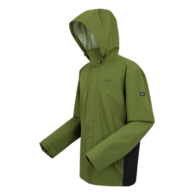 Regatta Heren matt ii waterdichte jas UTRG11505_nephritegreenblack large