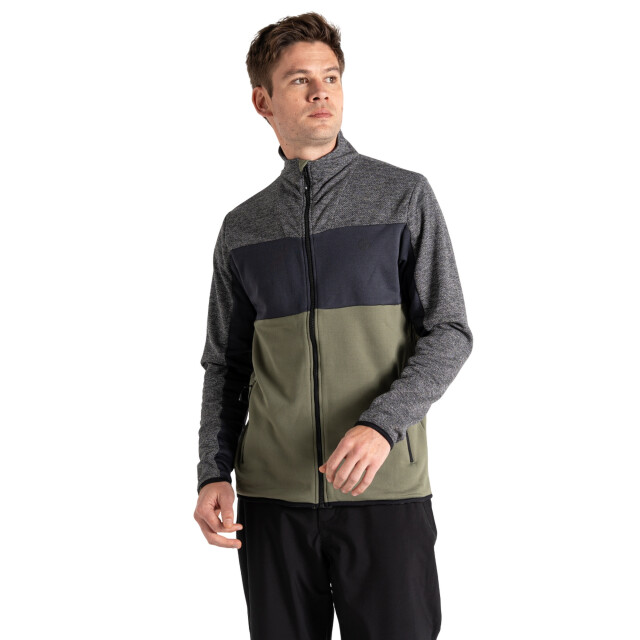 Dare2b Venture fleecejack heren UTRG11418_charcoalgreyblackmarlolivinegreen large