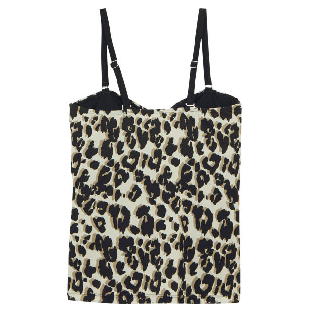 Regatta Dames aceana iii luipaardprint tankini top UTRG11480_natural large